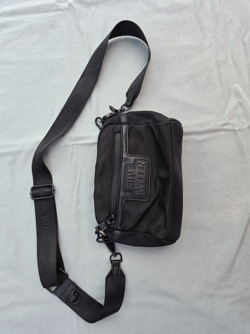 Black Crossbody Sling Bag - Steve Madden